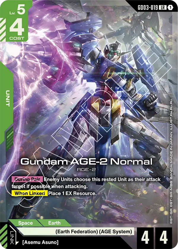 Gundam AGE-2 Normal [GD03-019] [LR]