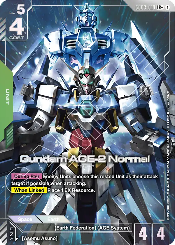 Gundam AGE-2 Normal [GD03-019] [LR+]