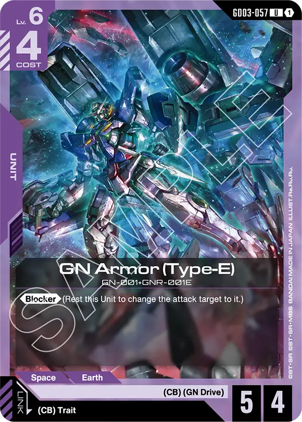 GN Armor (Type-E) [GD03-057] [U]