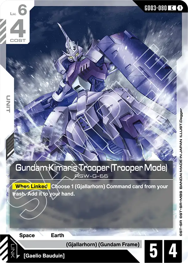 Gundam Kimaris Trooper (Trooper Mode) [GD03-080] [C]