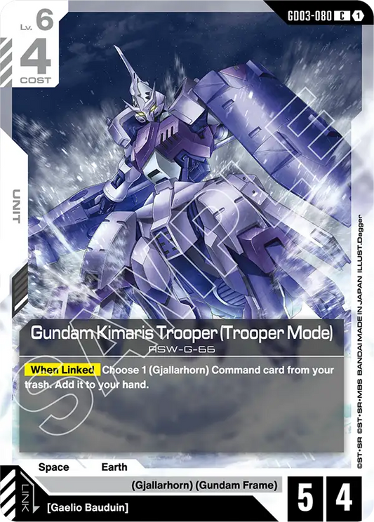 Gundam Kimaris Trooper (Trooper Mode) [GD03-080] [C]