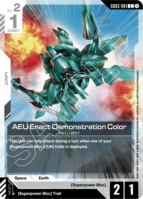AEU Enact Demonstration Color [GD03-081] [C]