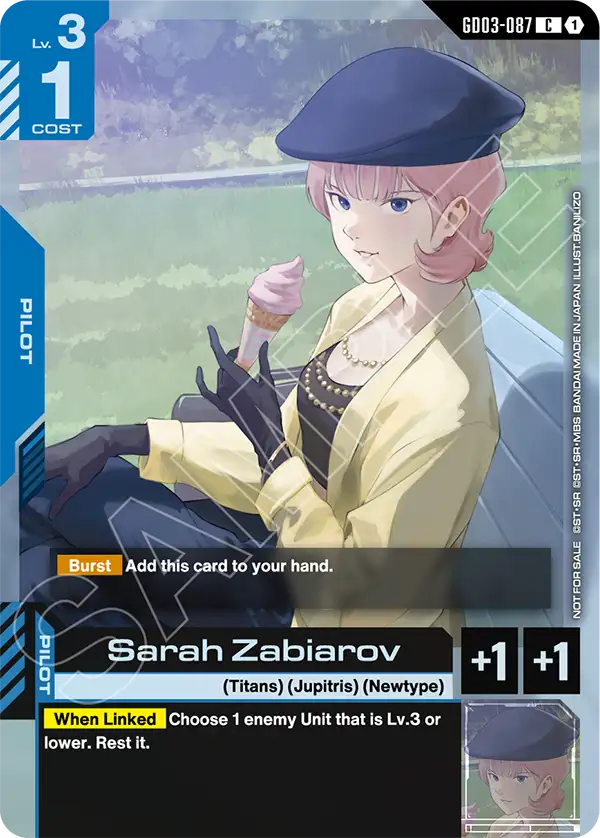 Sarah Zabiarov (PROMO) [GD03-087] [C]