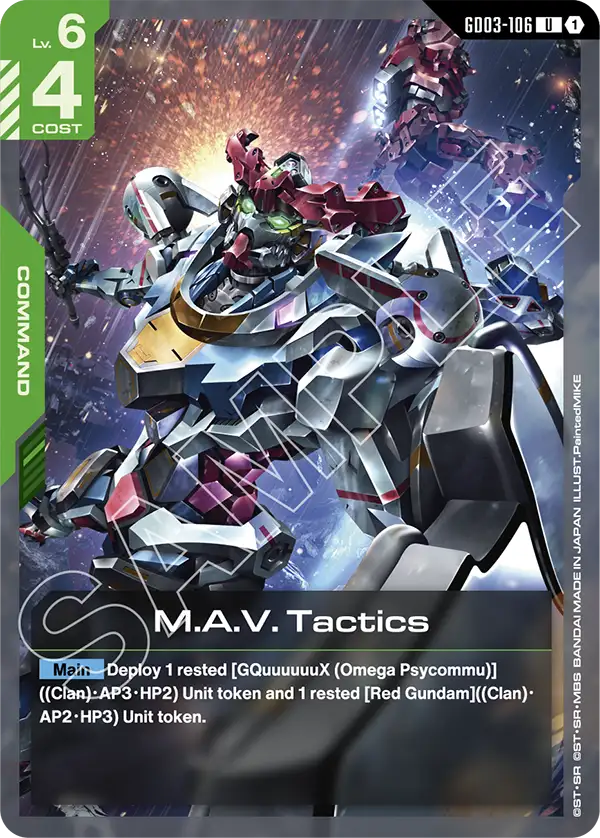 M.A.V. Tactics [GD03-106] [U]