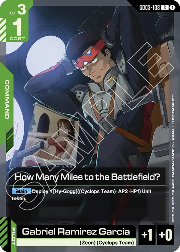 How Many Miles to the Battlefield? [GD03-108] [C]