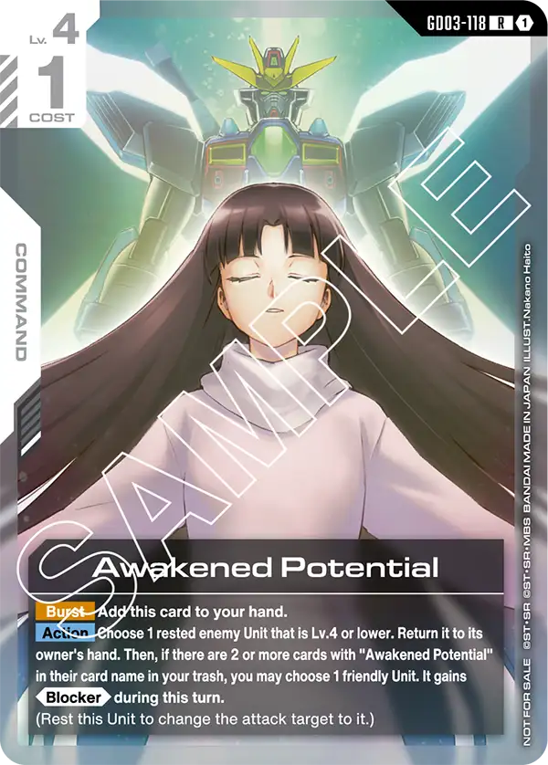 Awakened Potential (PROMO) [GD03-118] [R]