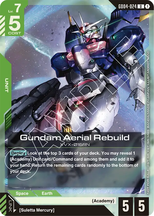 Gundam Aerial Rebuild (PROMO) [GD04-024] [U]