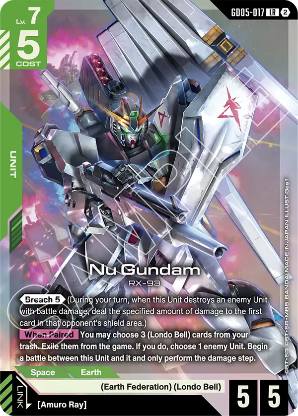 Nu Gundam [GD05-017] [LR]