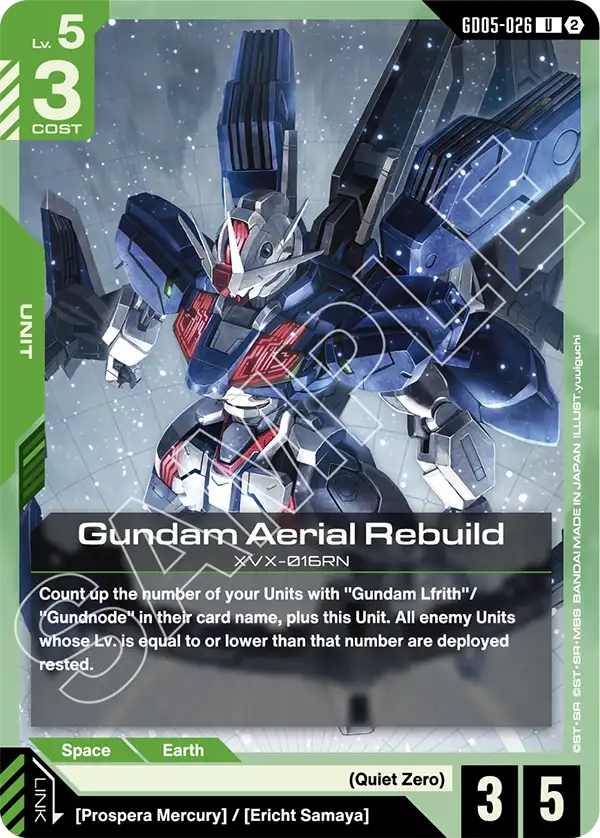 Gundam Aerial Rebuild [GD05-026] [U]