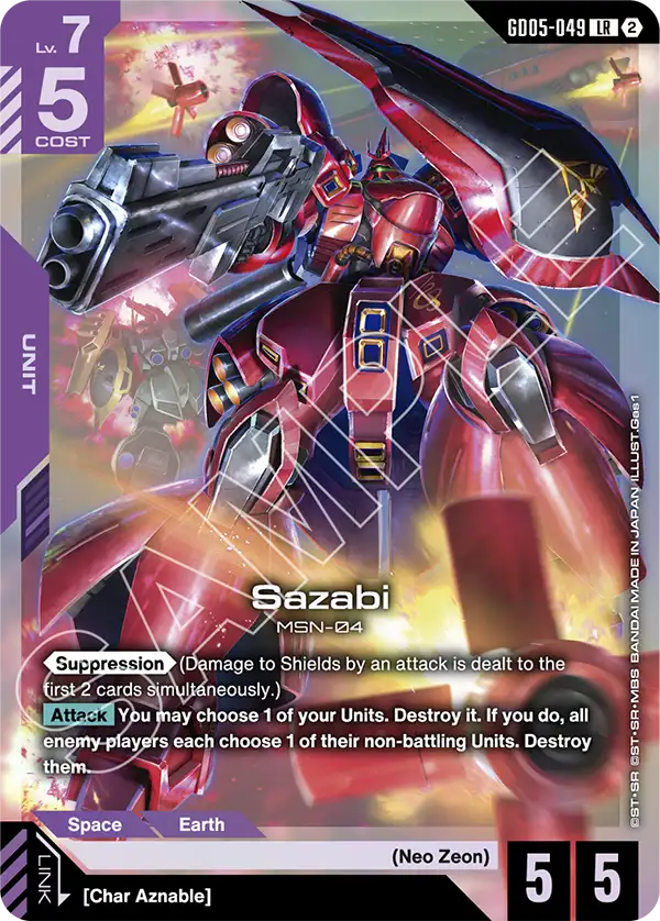 Sazabi [GD05-049] [LR]