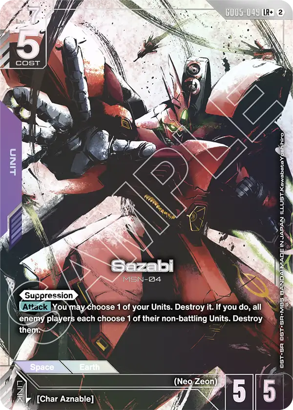 Sazabi [GD05-049] [LR+]