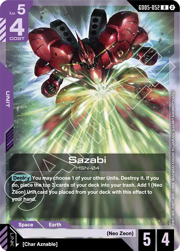 Sazabi [GD05-052] [R]