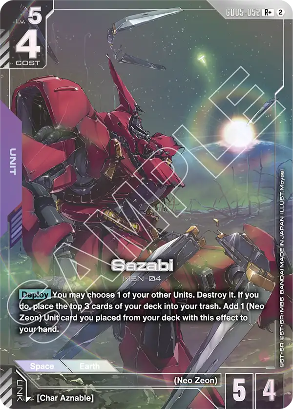 Sazabi [GD05-052] [R+]