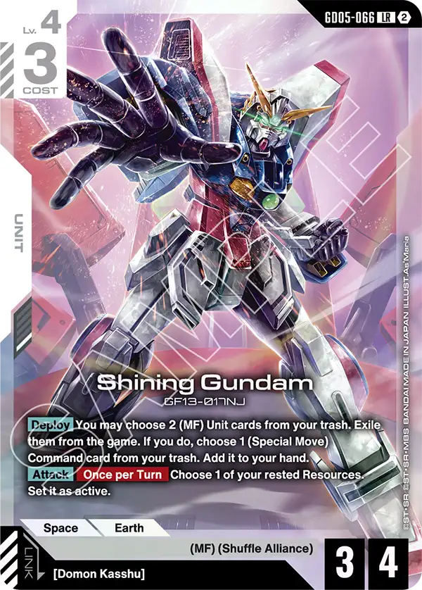Shining Gundam [GD05-066] [LR]