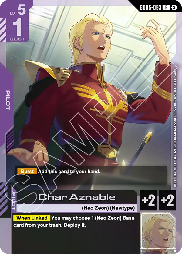 Char Aznable [GD05-093] [R]