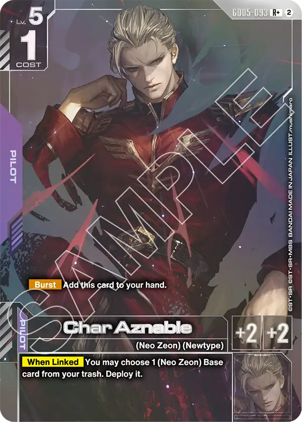 Char Aznable [GD05-093] [R+]