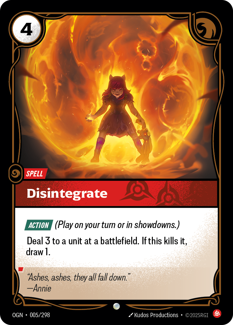 Disintegrate [OGN-005]