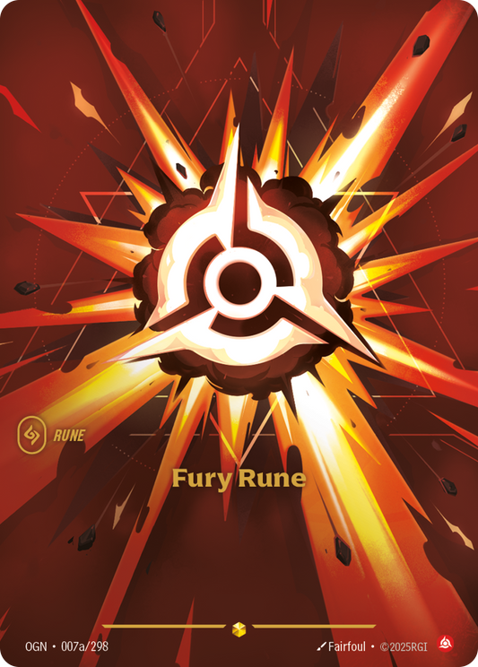 Fury Rune - Alternate Art [OGN-007a]