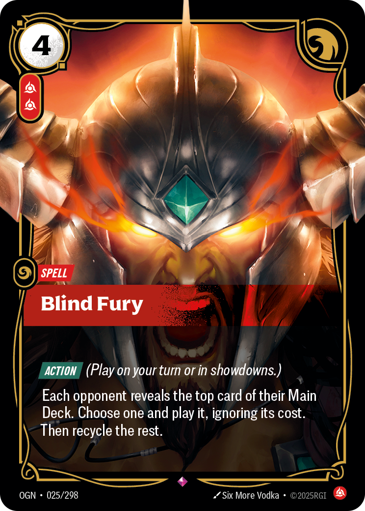 Blind Fury [OGN-025]