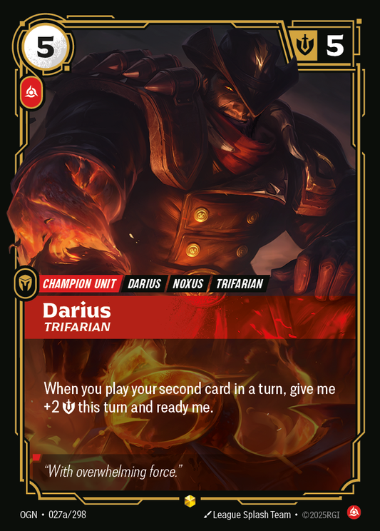 Darius - Trifarian - Alternate Art [OGN-027a]