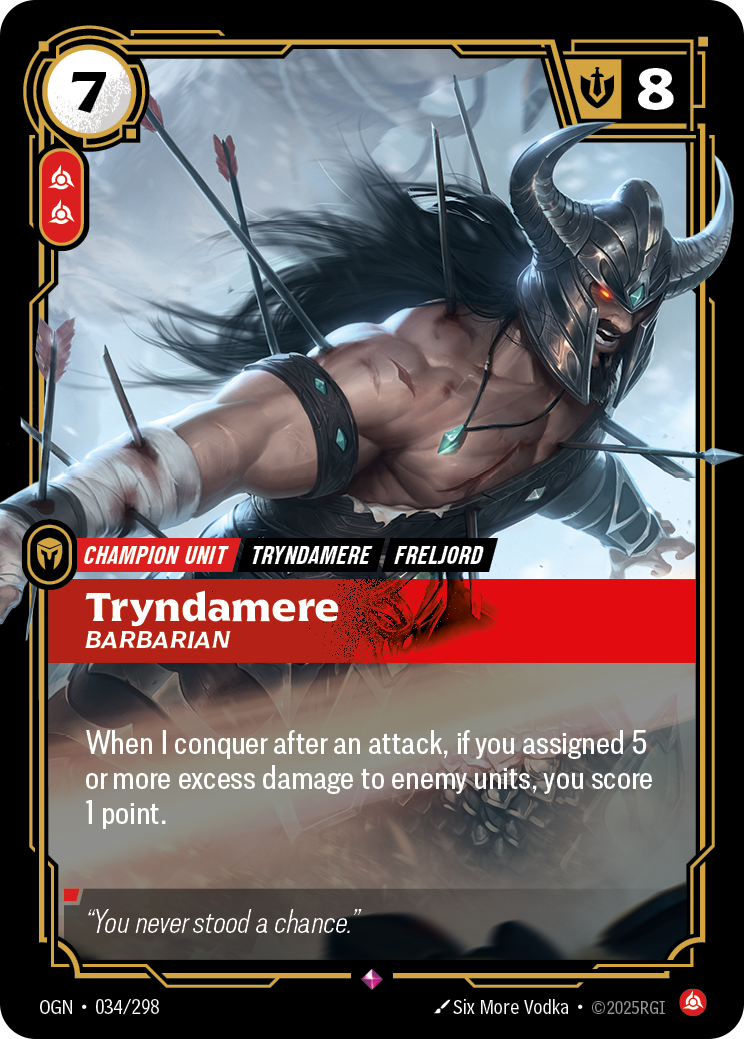 Tryndamere - Barbarian [OGN-034]