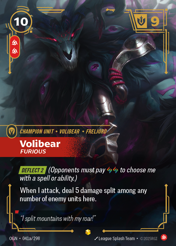 Volibear - Furious - Alternate Art [OGN-041a]
