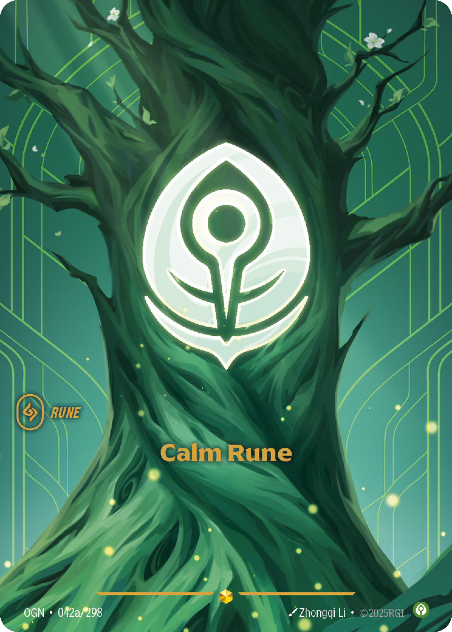 Calm Rune - Alternate Art [OGN-042a]