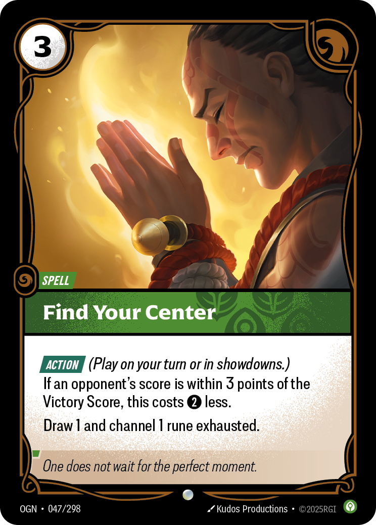 Find Your Center [OGN-047]