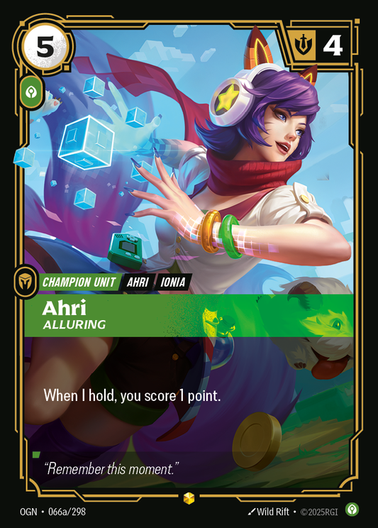 Ahri - Alluring - Alternate Art [OGN-066a]