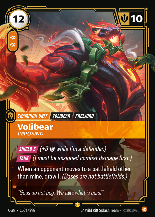 Volibear - Imposing - Alternate Art [OGN-158a]