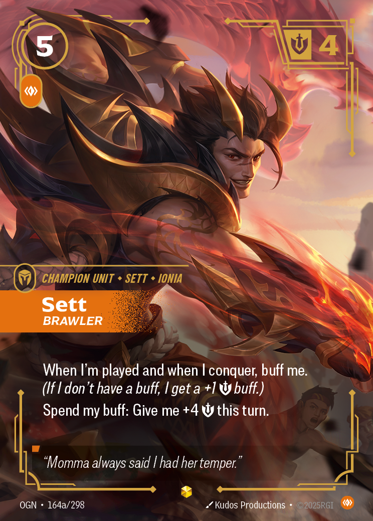 Sett - Brawler - Alternate Art [OGN-164a]