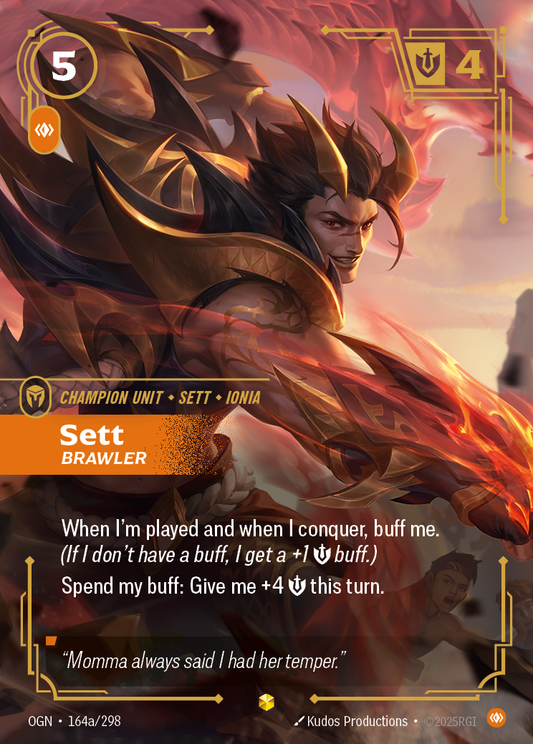 Sett - Brawler - Alternate Art [OGN-164a]