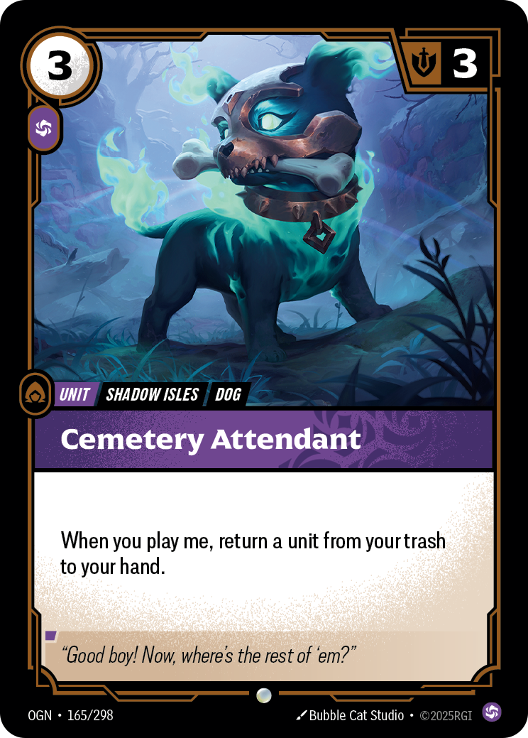 Cemetery Attendant [OGN-165]