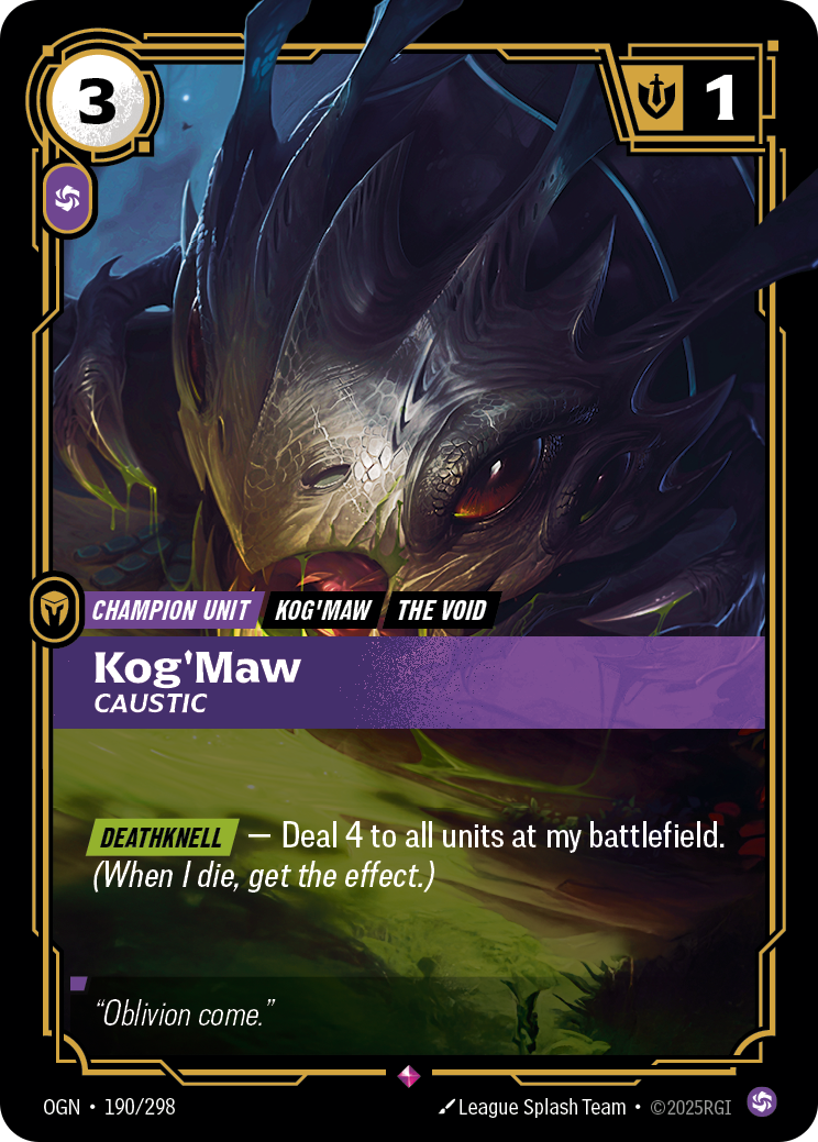 Kog'Maw - Caustic [OGN-190]