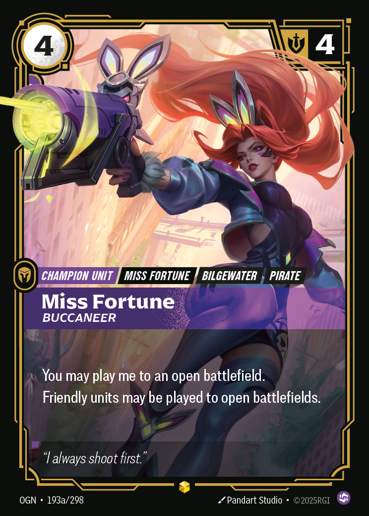 Miss Fortune - Buccaneer - Alternate Art [OGN-193a]