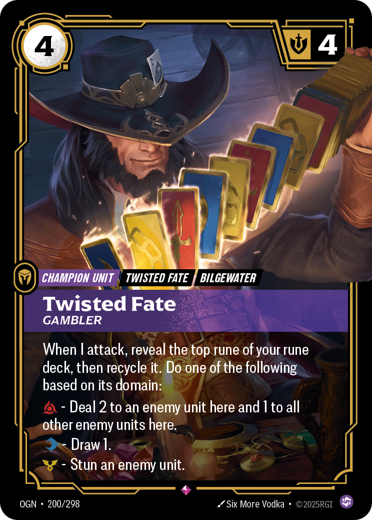 Twisted Fate Gambler [OGN-200]