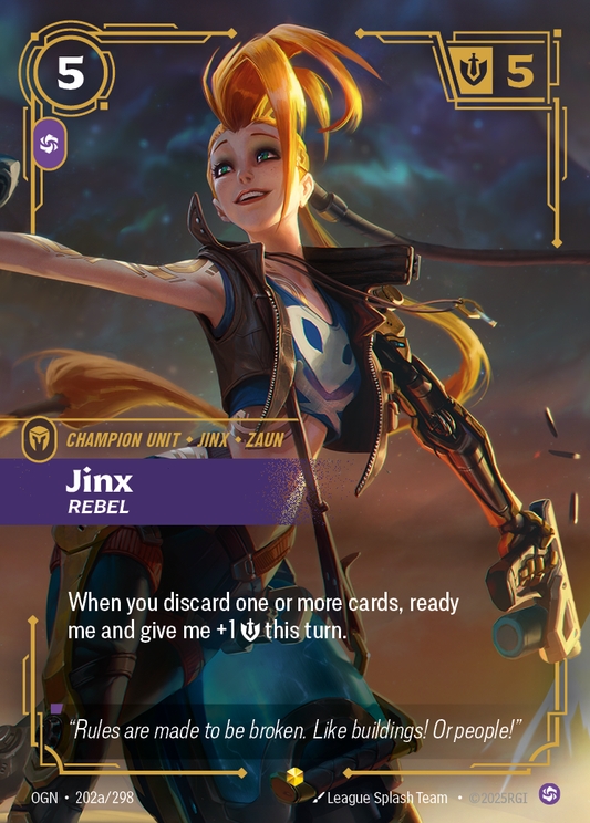 Jinx - Rebel - Alternate Art [OGN-202a]