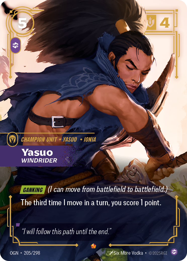 Yasuo - Windrider [OGN-205]