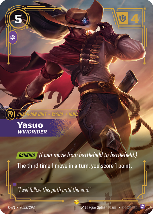 Yasuo - Windrider - Alternate Art [OGN-205a]