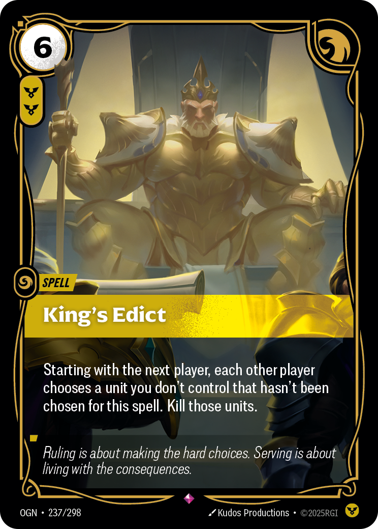 King's Edict [OGN-237]