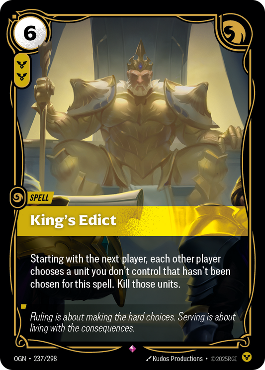 King's Edict [OGN-237]