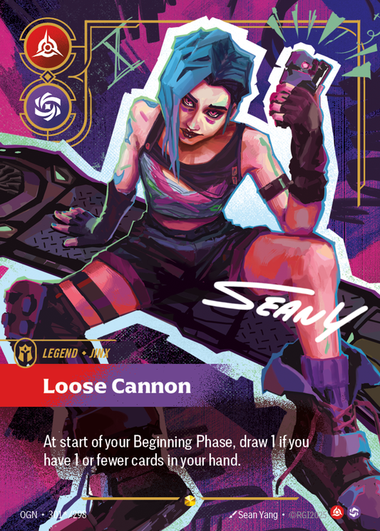 Jinx - Loose Cannon - Showcase Signed [OGN-301S]