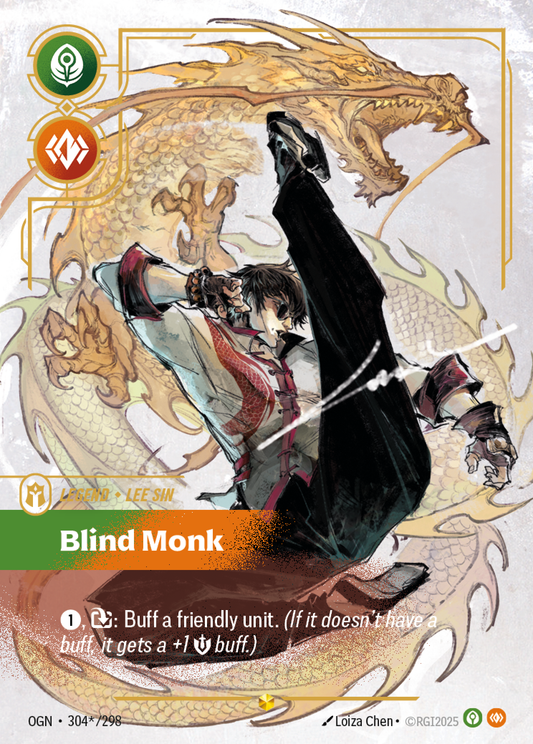Lee Sin - Blind Monk - Showcase Signed [OGN-304S]