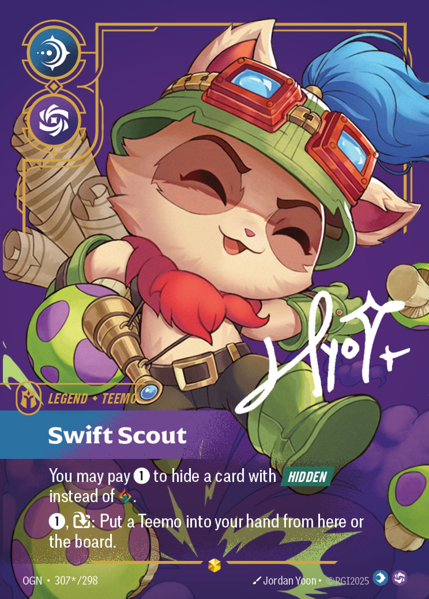 Teemo - Swift Scout - Showcase Signed [OGN-307S]