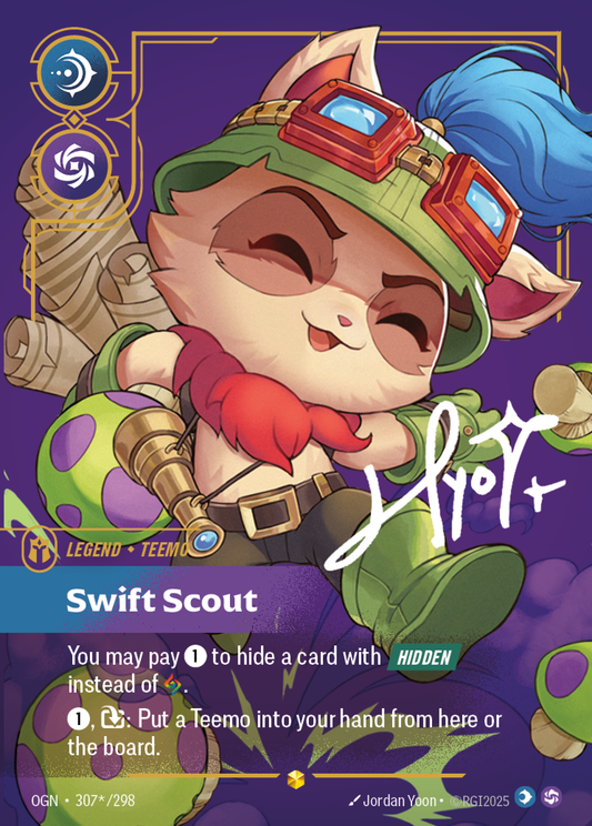 Teemo - Swift Scout - Showcase Signed [OGN-307S]