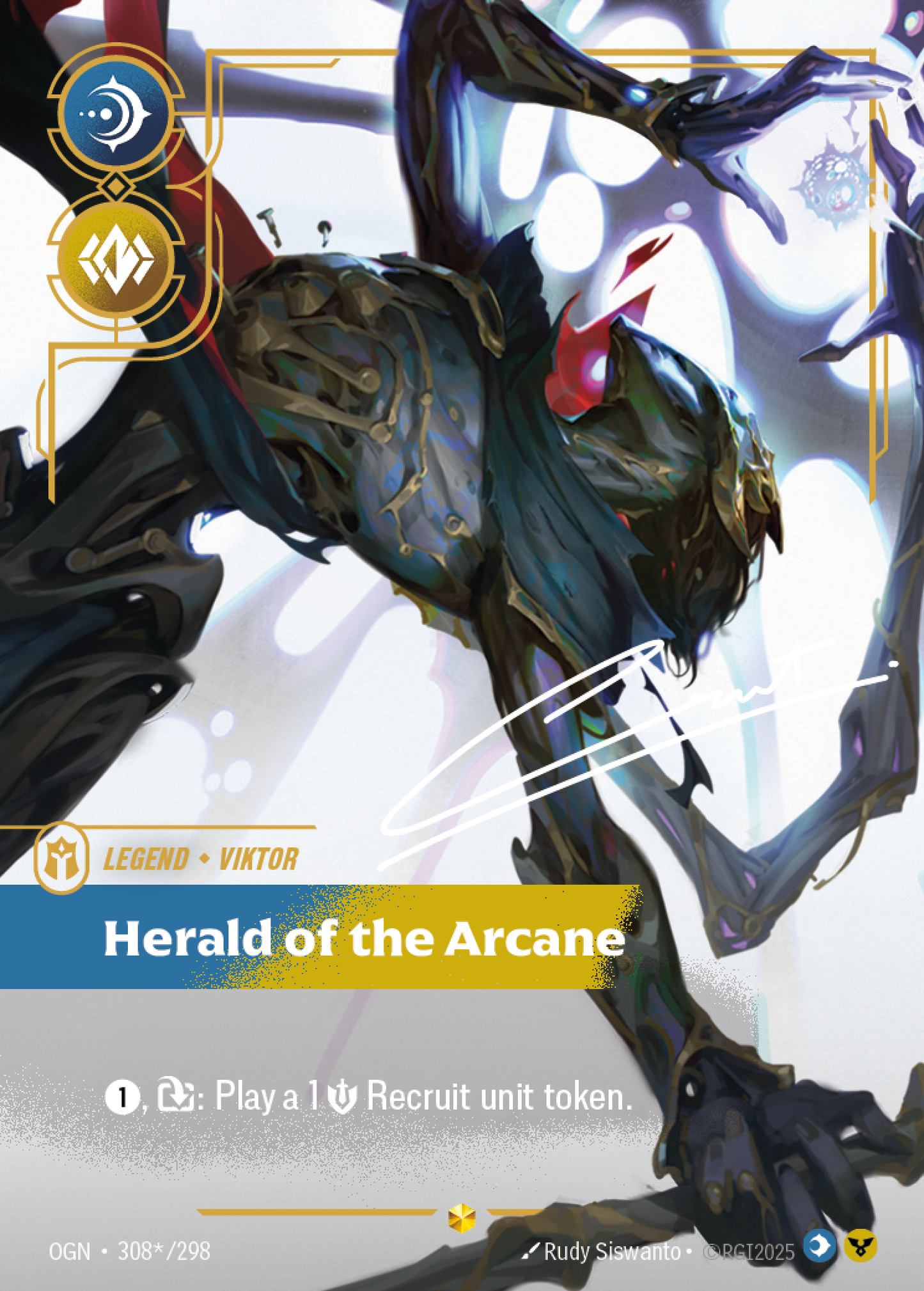 Viktor - Herald of the Arcane - Showcase Signed [OGN-308S]