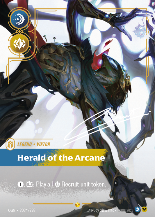 Viktor - Herald of the Arcane - Showcase Signed [OGN-308S]