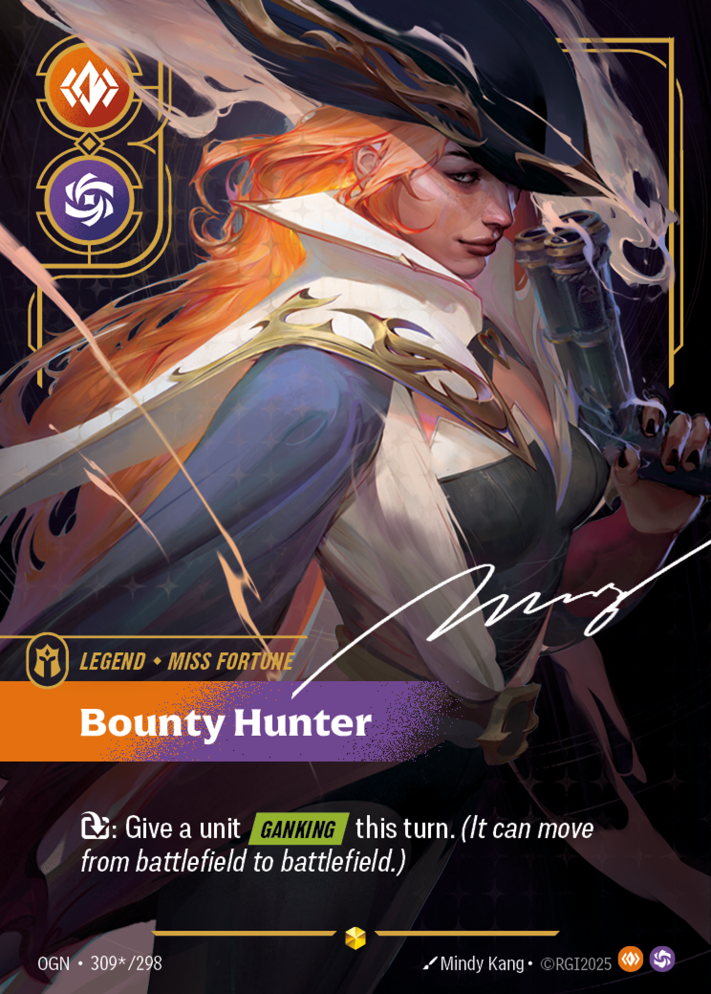 Miss Fortune - Bounty Hunter - Showcase Signed [OGN-309S]