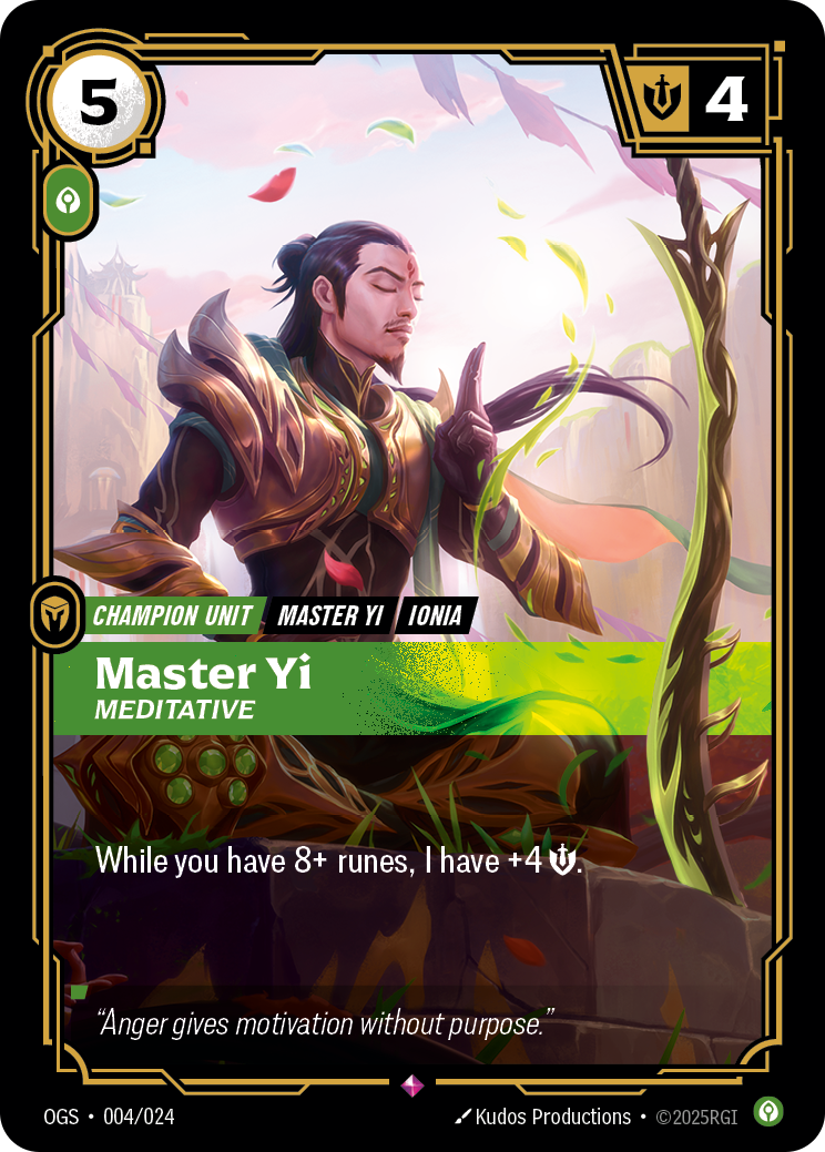 Master Yi - Meditative [OGS-004]