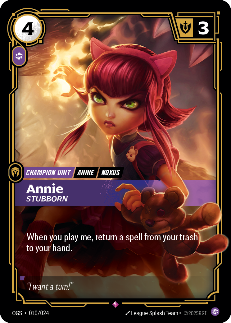 Annie - Stubborn [OGS-010]